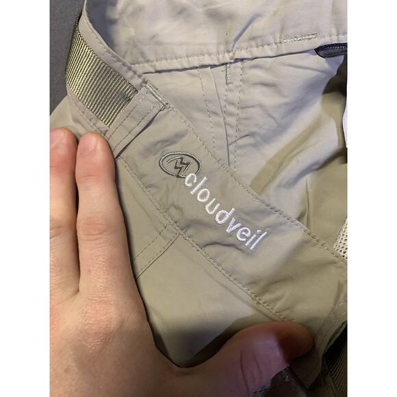 Cloudveil Cool Touch Plus Pants Hiking & Fishing Belted Mens 40 Y2K NWT Gorpcore - Picture 6 of 14